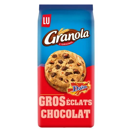 Cookies Granola - Gros éclats Chocolat et Daim - 184g