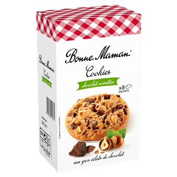 Cookies Bonne Maman Chocolat noisette - 225g