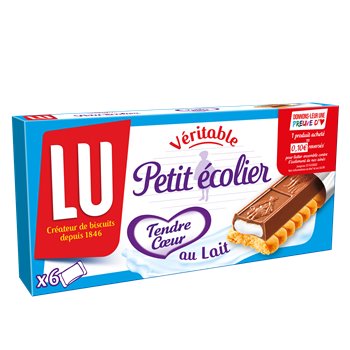 Biscuits Petit Ecolier Lu Chocolat tendre 120g