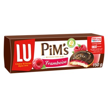 Génoises fourrées Pim's LU Framboise - 150g