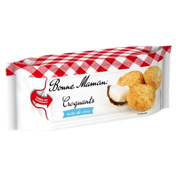 Biscuit croquant Bonne Maman Noix de coco - 150g