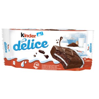 Gouter moelleux Kinder Délice Chocolat - x10