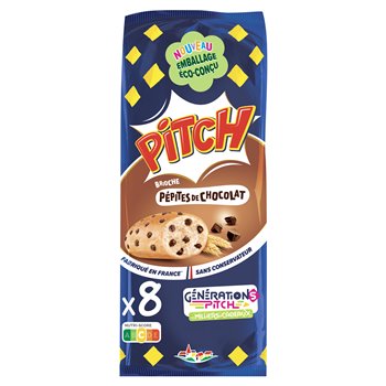 Brioches Pitch Pépites chocolat x8 - 300g