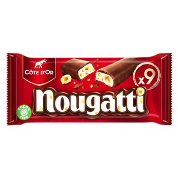 Chocolat Nougatti Côte d'Or 9 barres - 270g