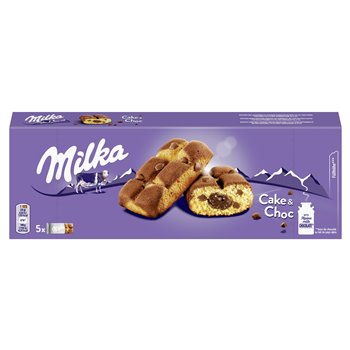 Biscuits cake & chocolat Milka 175g