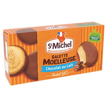 Galette moelleuse Saint Michel Chocolat au lait - 180g