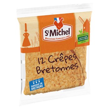 Crêpes bretonnes Saint Michel Nature - x12 - 315g