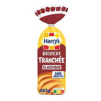 Brioche tranchée Harrys Nature / Sans additifs - 485 g