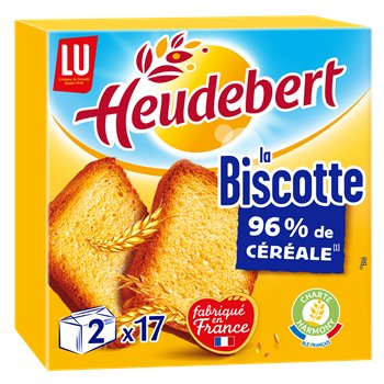 Biscottes Heudebert Nature x34 - 300g