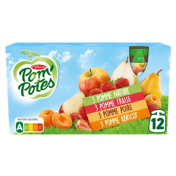 Compote Pom'potes Multivariétés - 12x90g