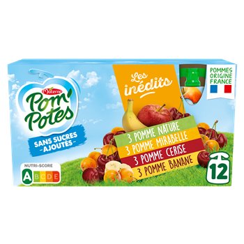 Pom'potes Materne Multi variétés - 12x90g