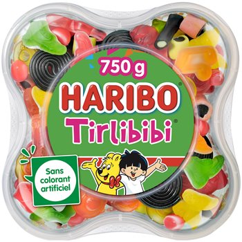 Bonbons Haribo Assortiment Tirlibibi - 750g