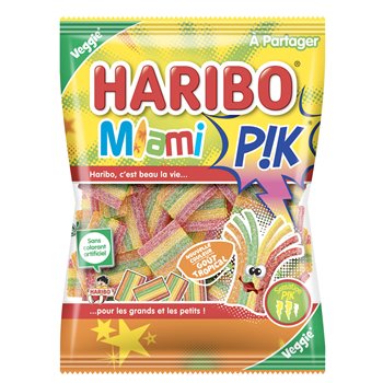 Bonbons Haribo Acidulés Miami Pik - 200g