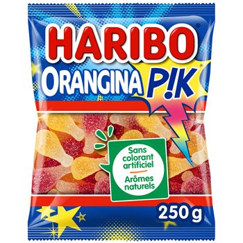 Bonbons Haribo Acidulés Orangina Pik - 250g