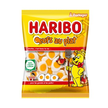 Bonbons Haribo Oeufs au plat - 300g