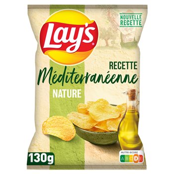 Chips Lay's Recette méditerranée - 130g