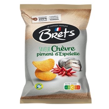 Chips Bret's Chèvre/piment d'espelette -125g