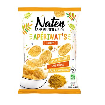 Chips au Curry Bio Naten 50g