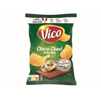 Chips Vico Chèvre chaud & Herbes - 125g