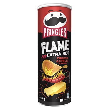 Tuiles Pringles saveur Flame Fromage et piment - 160g