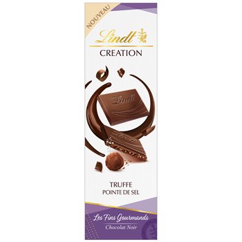 Chocolat noir Lindt Création Truffe pointe de sel - 85g