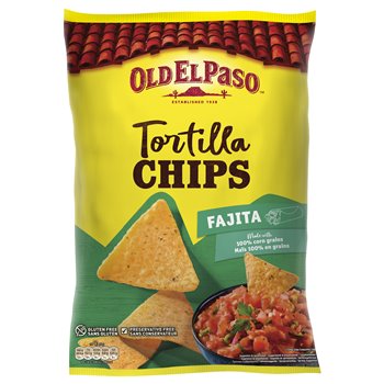 Tortilla Chips Old EL Paso Crunchy Fajita - 300g