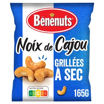 Noix de cajou Benenuts Grillées sec - 165g