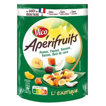 Mélange Apérifruits Vico Fruits exotiques - 120g