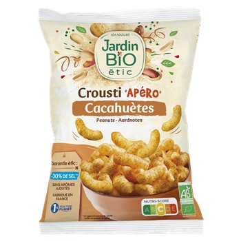 Crousti apéro Jardin Bio Etic Apéro cacahuete - 85g