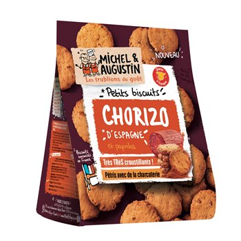 Sablé salé Michel et Augustin Chorizo - 90g