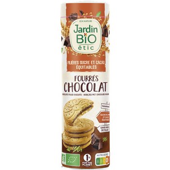 Biscuits fourrés Jardin Bio Chocolat - 300g