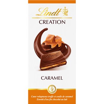 Chocolat au lait Lindt Création Caramel - 150g