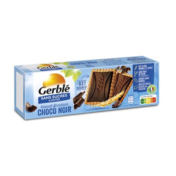 Biscuits Gerblé Chocolat Sans Sucres Ajoutés - 126g