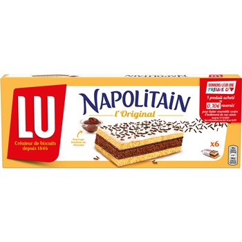 Gateau Napolitain Classic individuel - 180g