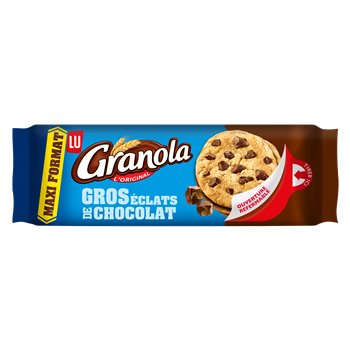 Cookies Granola - Gros éclats Chocolat - 276g