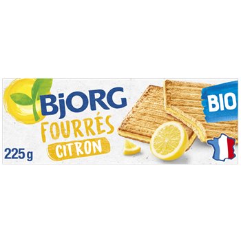 Biscuits fourrés Bio Bjorg Citron - 225g