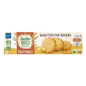 Galette pur beurre jardin Bio Bio - 130g