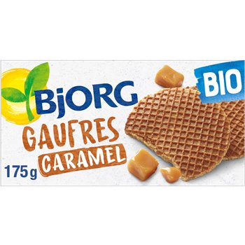 Gaufres Bio Bjorg Caramel - 175g