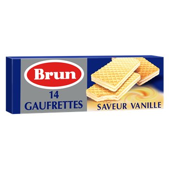 Gaufrette Brun Lu Vanille - 146g