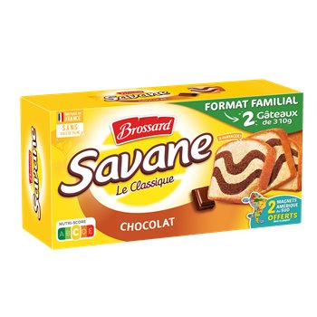 Savane Bipack Chocolat Brossard - 620g