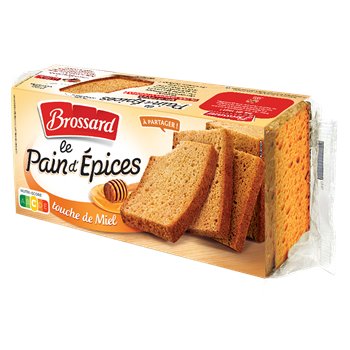 Pain d'épices au miel Brossard - 350g