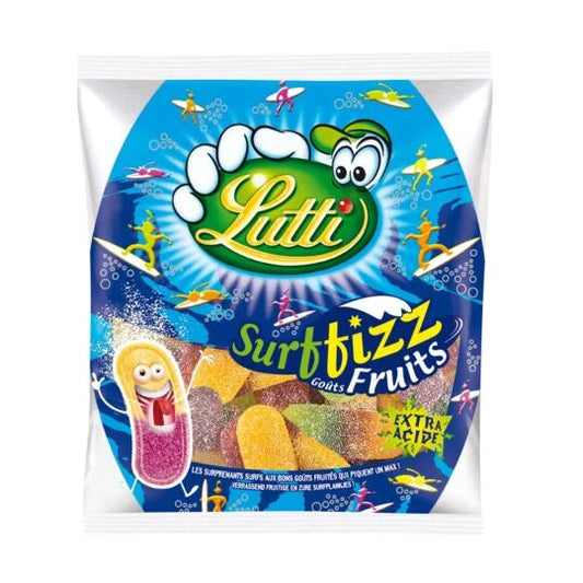 Bonbons Surffizz goût fruits LUTTI 200g