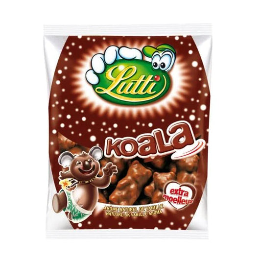 Bonbons guimauves chocolat lait Koala LUTTI 185g