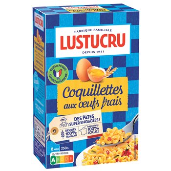 Pâtes Lustucru coquillettes Oeufs frais - 250g