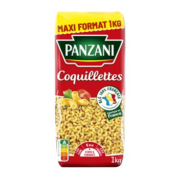 Pâtes coquillettes Panzani 1kg