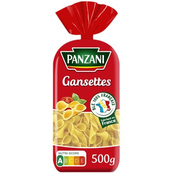 Pâtes gansettes Panzani 500g