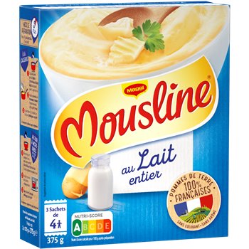 Purée Mousline Maggi Au lait - 3x125g - 375g