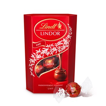 Chocolats au lait Lindor Lindt 200g