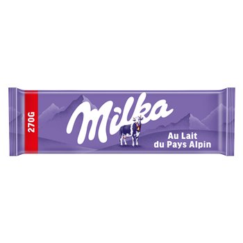 Chocolat Milka Lait alpin - 270g