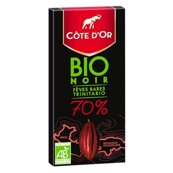 Tablette de chocolat Côte d'Or 70% - 90g